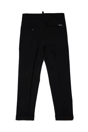 Pantalone In Poliestere Nero DSQUARED KIDS | DQ2276D0A8ADQ900